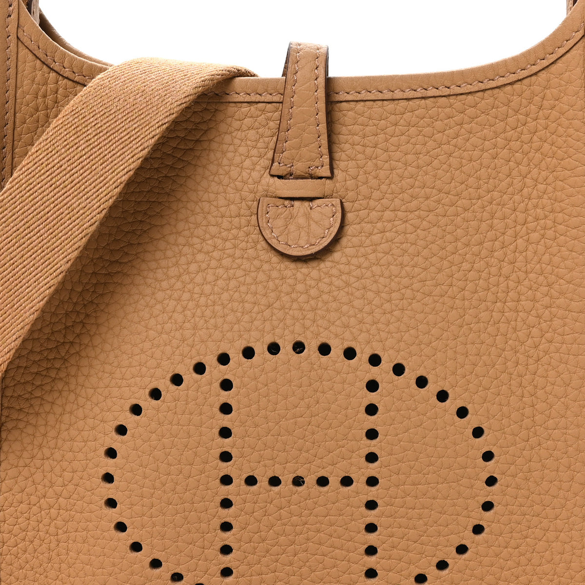 Hermes Taurillon Clemence Evelyne TPM Biscuit 8 of 11