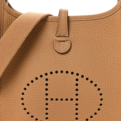 Hermes Taurillon Clemence Evelyne TPM Biscuit 8 of 11