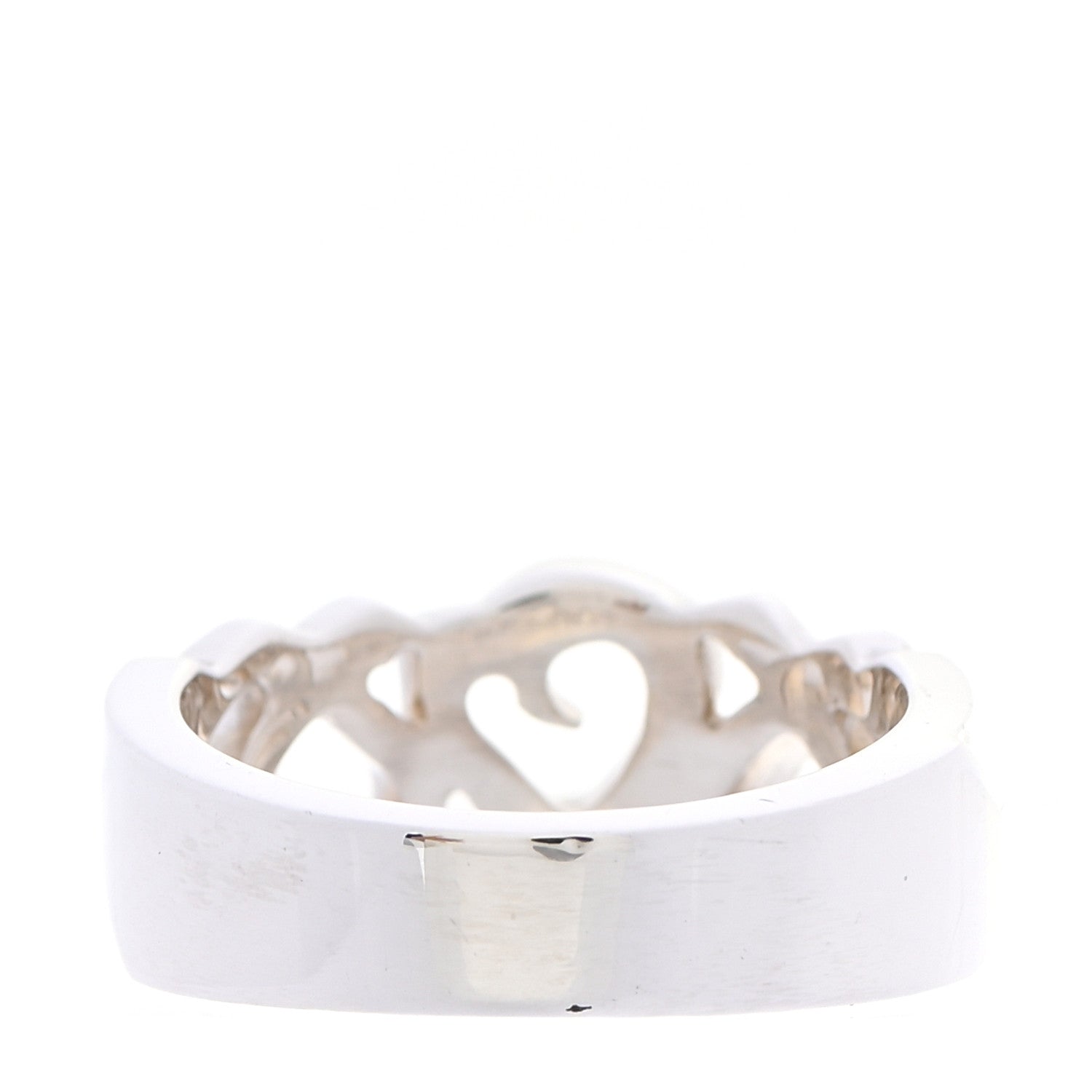 Tiffany Sterling Silver Paloma Picasso Loving Hearts Ring 54 6.75 4 of 6