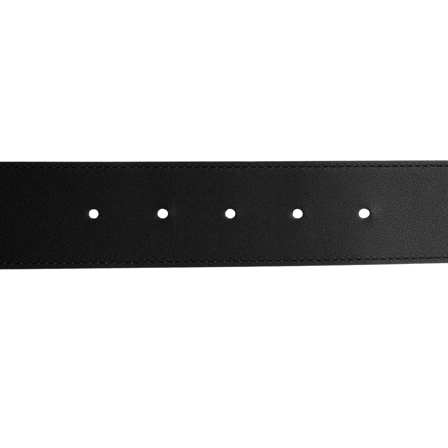 Plutone Calfskin Palladium Double G 40mm Belt 70 28 Black