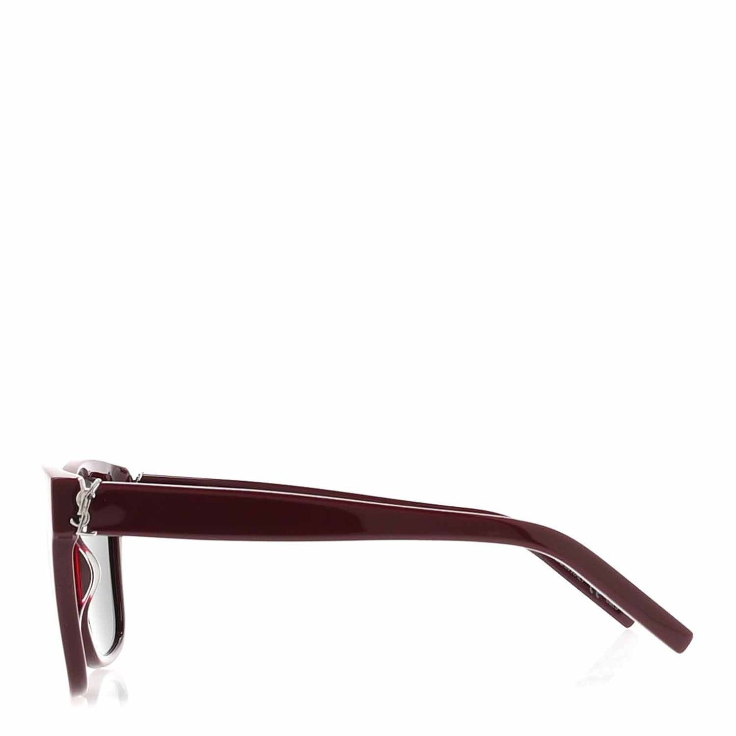 Acetate Square SL M40 Sunglasses Burgundy
