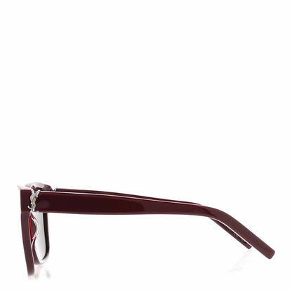 Saint Laurent Acetate Square SL M40 Sunglasses Burgundy 6 of 16