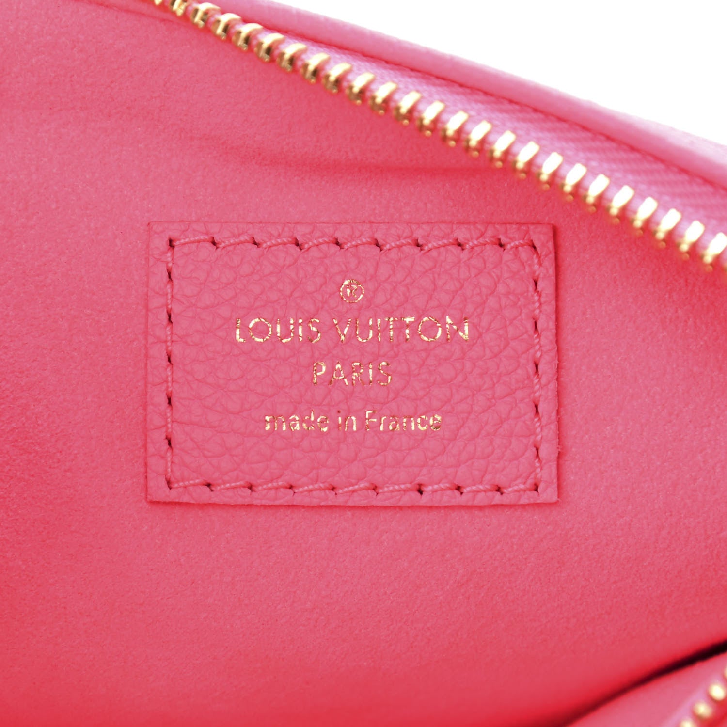 Louis Vuitton Calfskin Embossed Monogram Coussin BB Rose Fluo 6 of 9