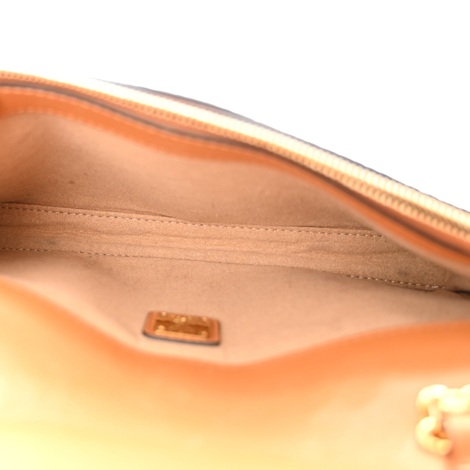 MCM Visetos Small Millie Crossbody Bag Cognac 5 of 11