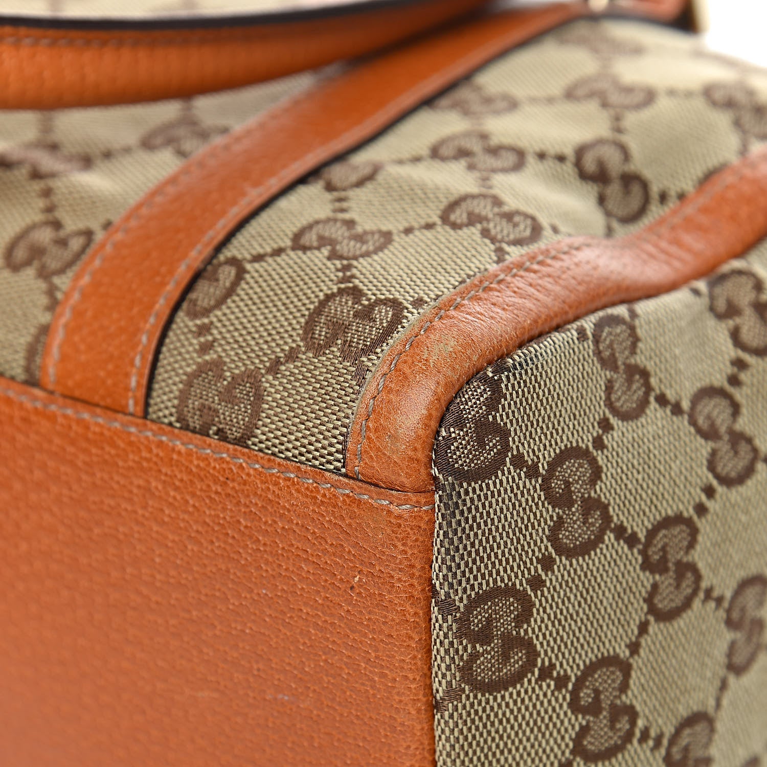 Gucci Monogram Small Abbey Boston Orange 16 of 17