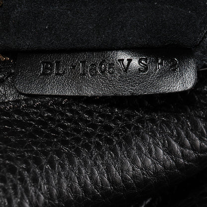 Valentino Garavani Pebbled Calfskin Large Rockstud Flip-Lock Messenger Bag Black 6 of 7