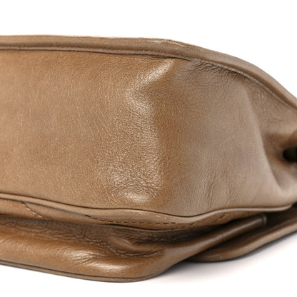 Saint Laurent Crinkled Calfskin Matelasse Monogram Medium Niki Chain Satchel Caramel 13 of 13