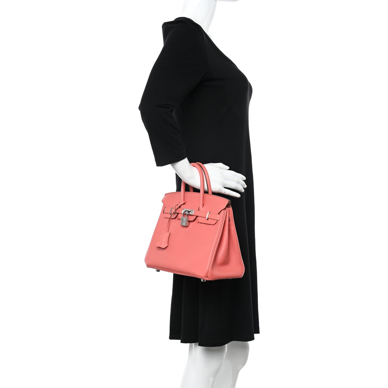 Hermes Epsom Birkin 25 Flamingo 2 of 11