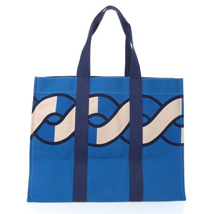 Hermes Canvas Torsade Beach Bag 3 of 12