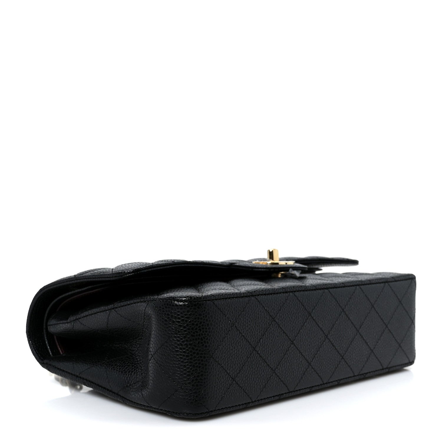 Chanel Caviar Quilted Medium Double Flap Black 4 of 12