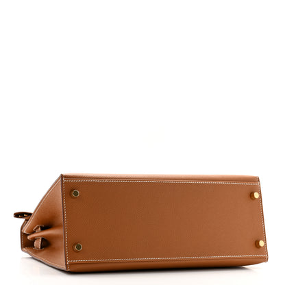 Hermes Epsom Kelly Sellier 28 Gold 3 of 10