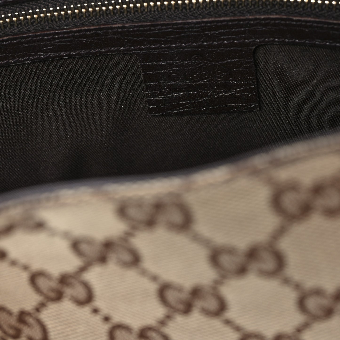 Monogram Web Junco Shoulder Bag Dark Brown
