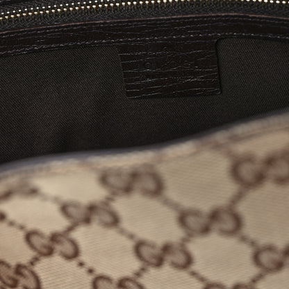Gucci Monogram Web Junco Shoulder Bag Dark Brown 6 of 12