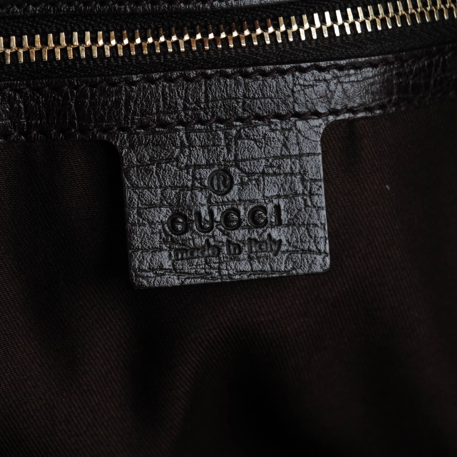Gucci Monogram Large Horsebit Chain Hobo Dark Brown 6 of 7