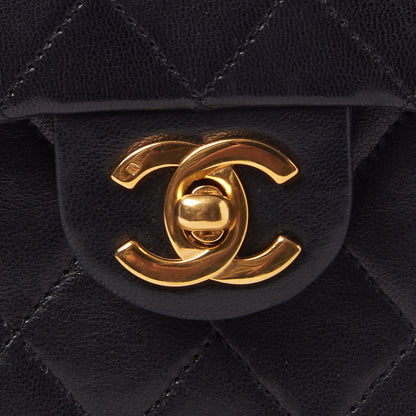 Chanel Lambskin Quilted Mini Square Flap Black 7 of 10