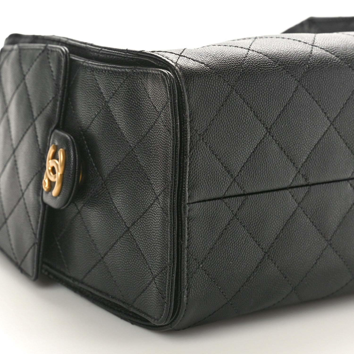 Chanel Caviar Quilted Small Chanel 25 Handbag Black 9 of 11