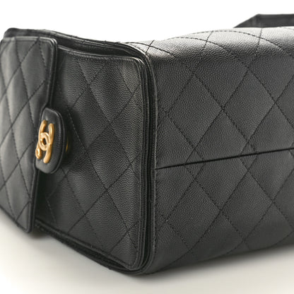 Chanel Caviar Quilted Small Chanel 25 Handbag Black 9 of 11