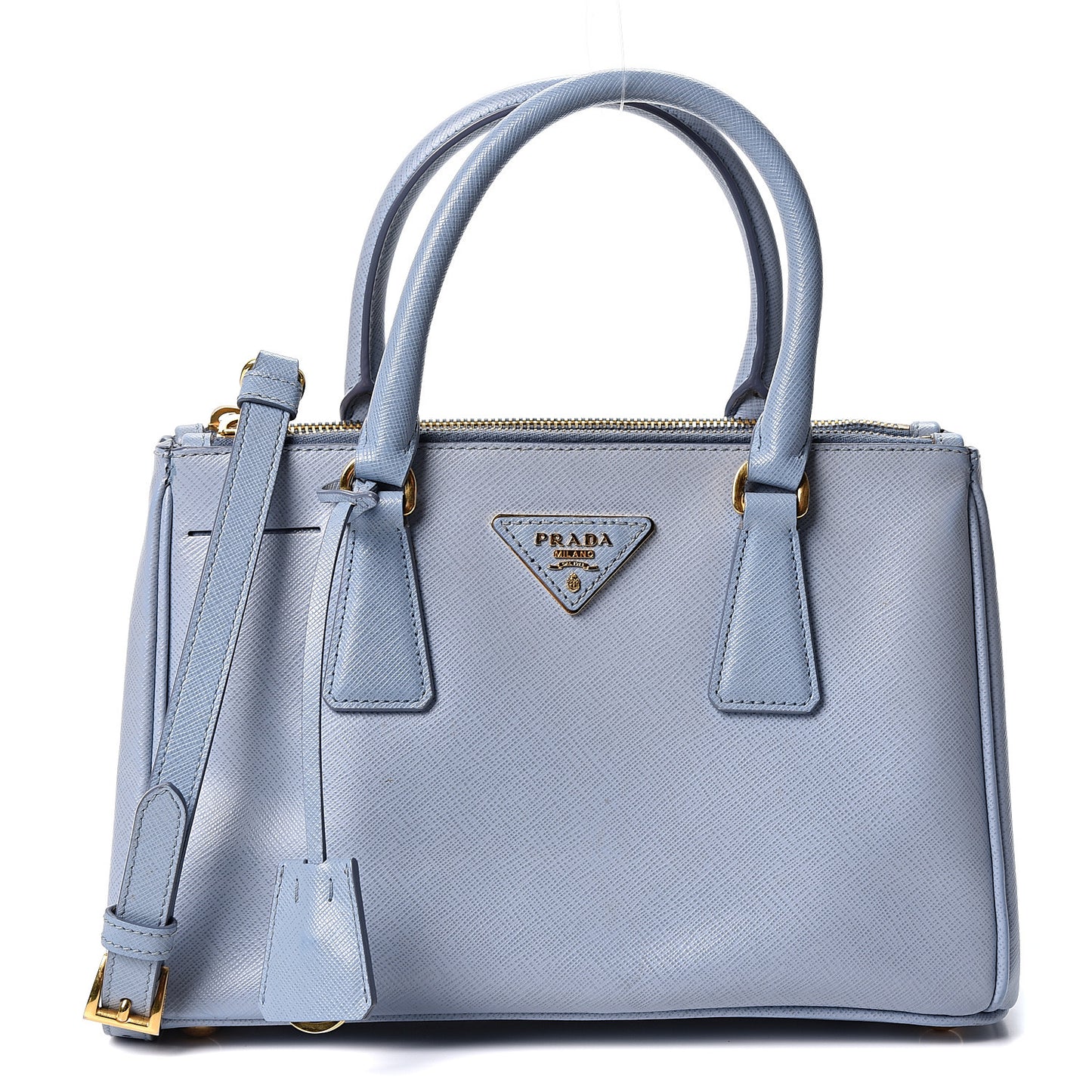 Saffiano Small Galleria Double Zip Tote Astrale