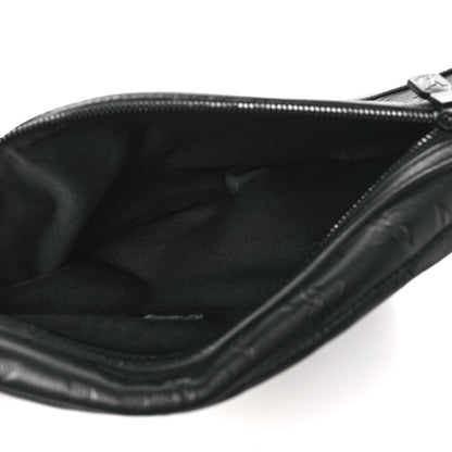 Louis Vuitton Calfskin Shadow Monogram Duo Slingbag Black 6 of 10