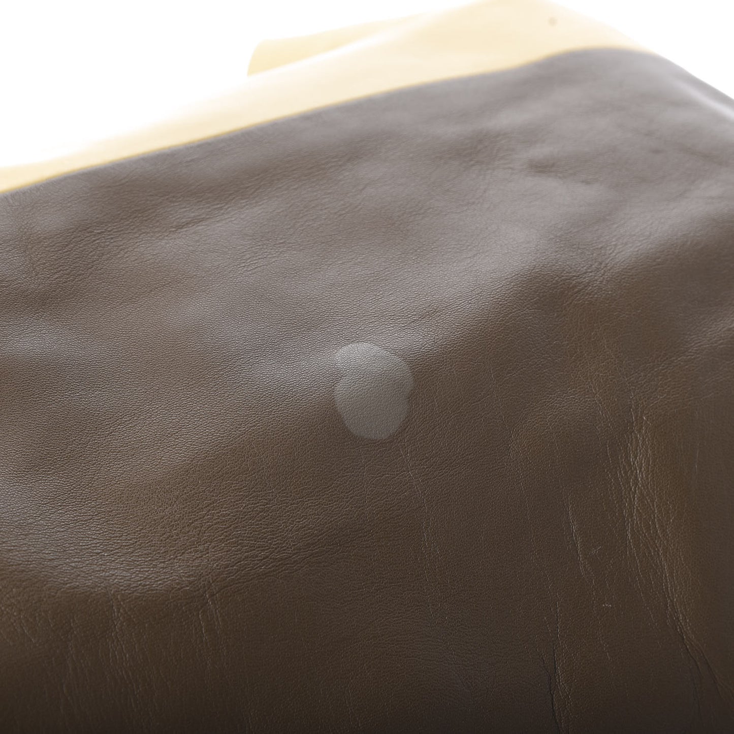 Lambskin Horizontal Bi-Color Cabas Butter