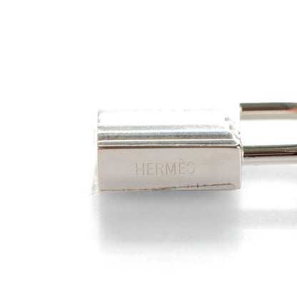 Hermes Palladium Breloque Bag Charm Silver 4 of 5