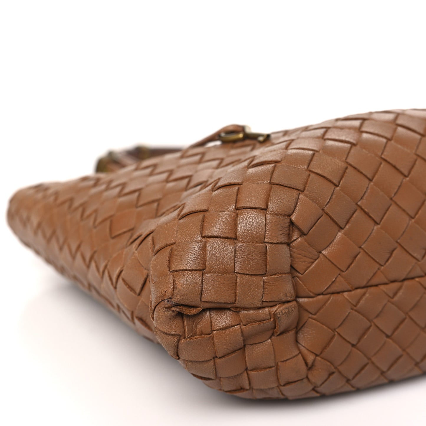 Nappa Intrecciato Capri Tote Maple