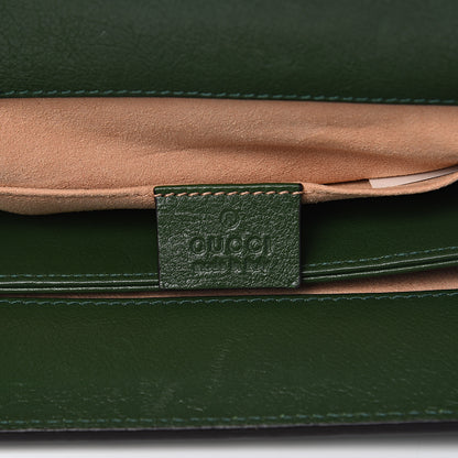 Gucci Suede Calfskin GG Web Small Ophidia Chain Shoulder Bag Brown Red Green 6 of 12