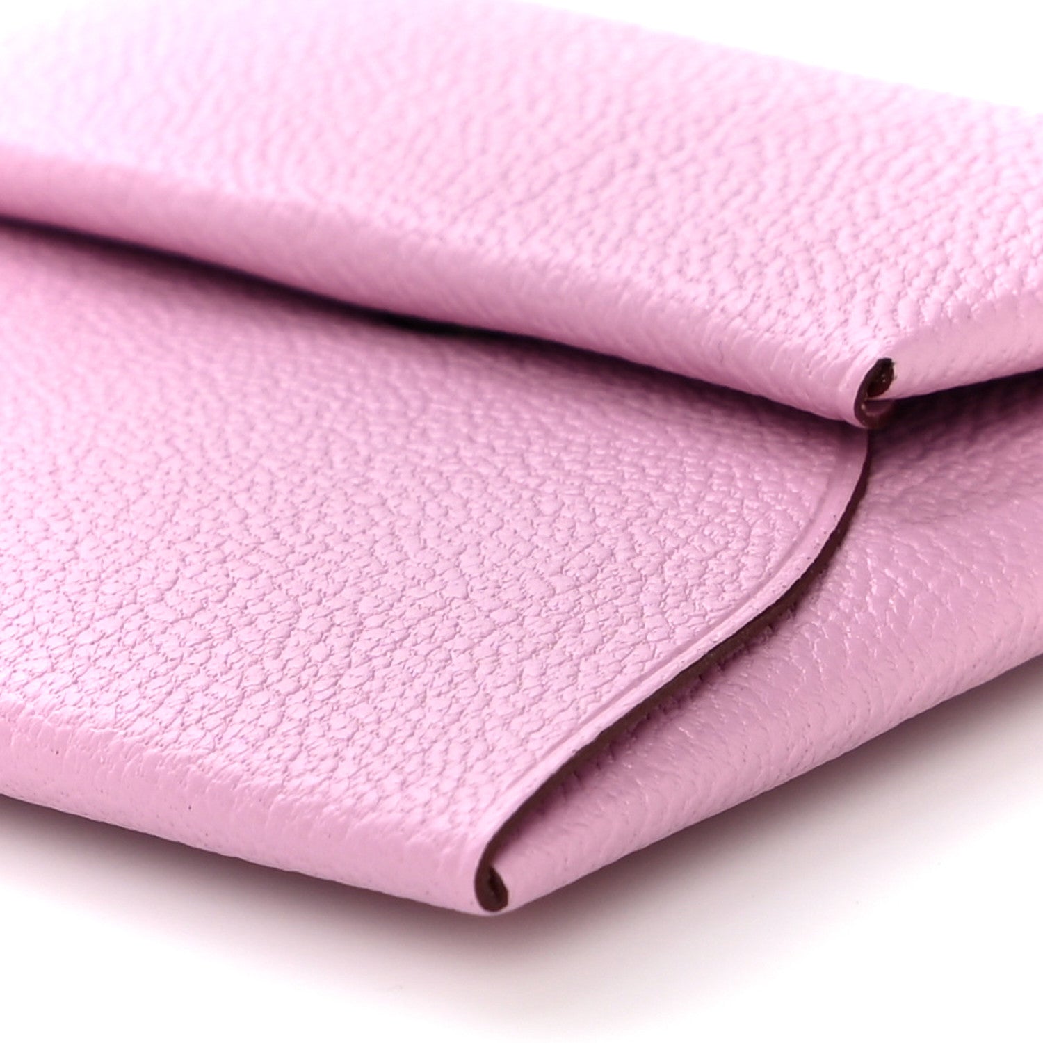 Hermes Chevre Mysore Bastia Coin Purse Mauve Sylvestre 9 of 10