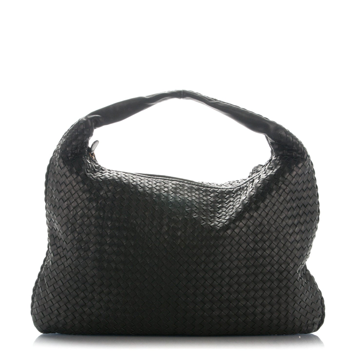 Nappa Intrecciato Maxi Veneta Hobo Nero Black