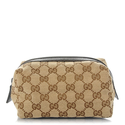 Gucci Monogram Large Cosmetic Case Brown 1 of 7