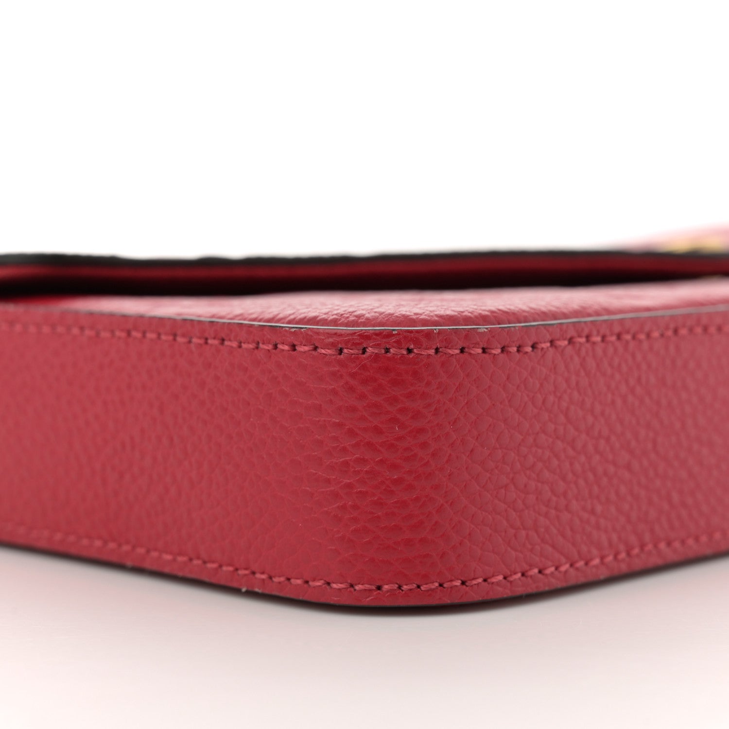 Louis Vuitton Empreinte Pochette Felicie Chain Wallet Scarlet 9 of 10