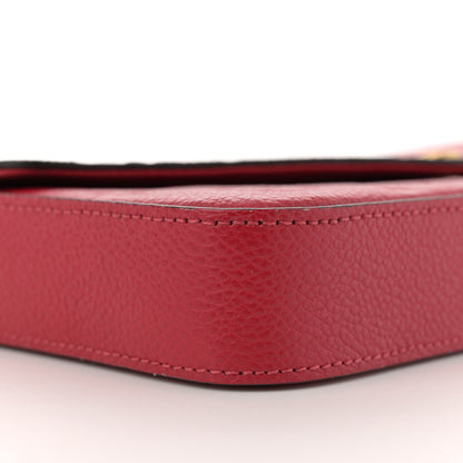 Louis Vuitton Empreinte Pochette Felicie Chain Wallet Scarlet 9 of 10