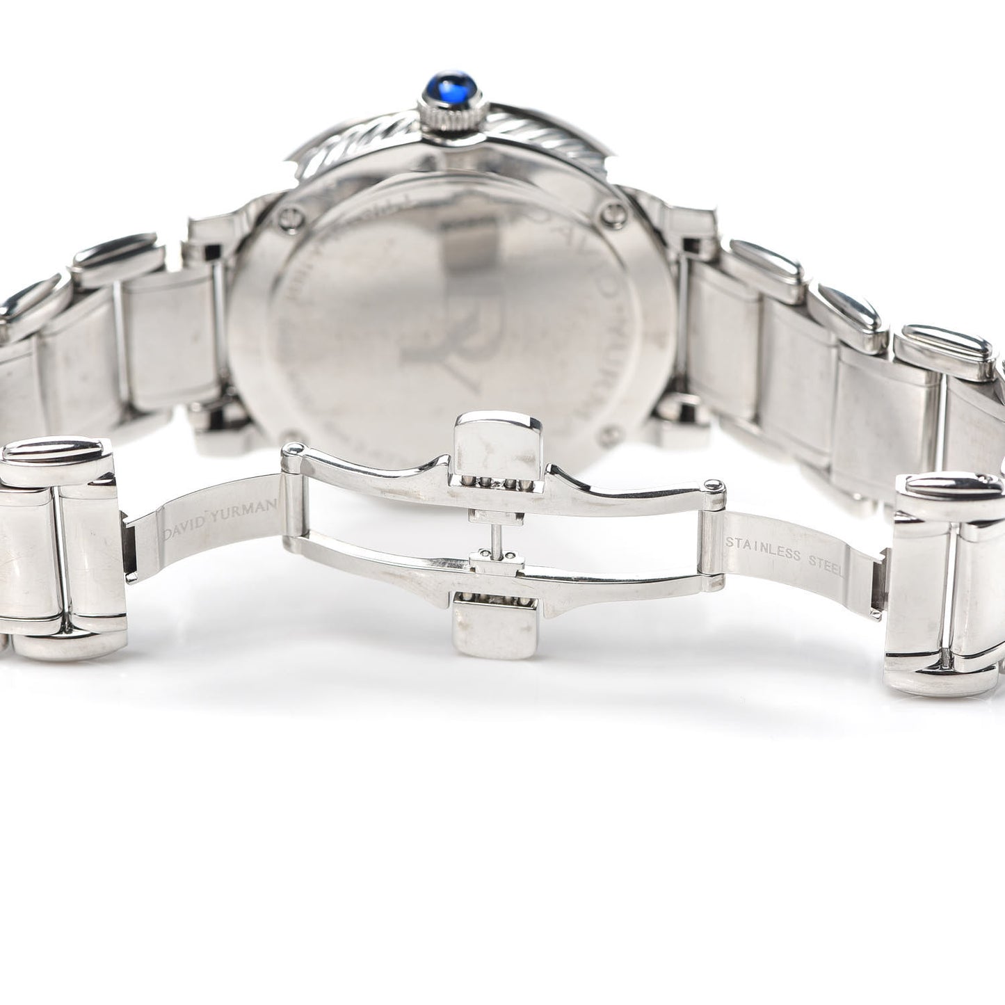 Stainless Steel Diamond Bezel Mother of Pearl 38mm Classic Quartz Watch