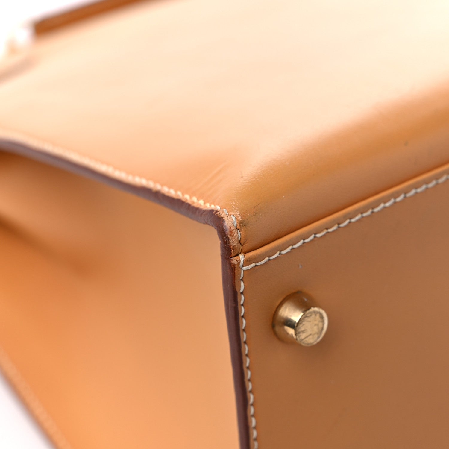 Hermes Vache Natural Kelly Sellier 35 10 of 17