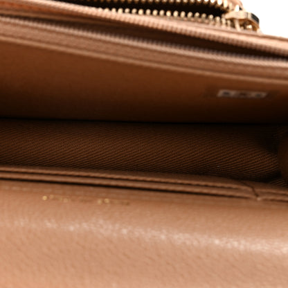 Chanel Caviar Quilted Business Affinity Clutch With Chain Flap Dark Beige 5 of 12