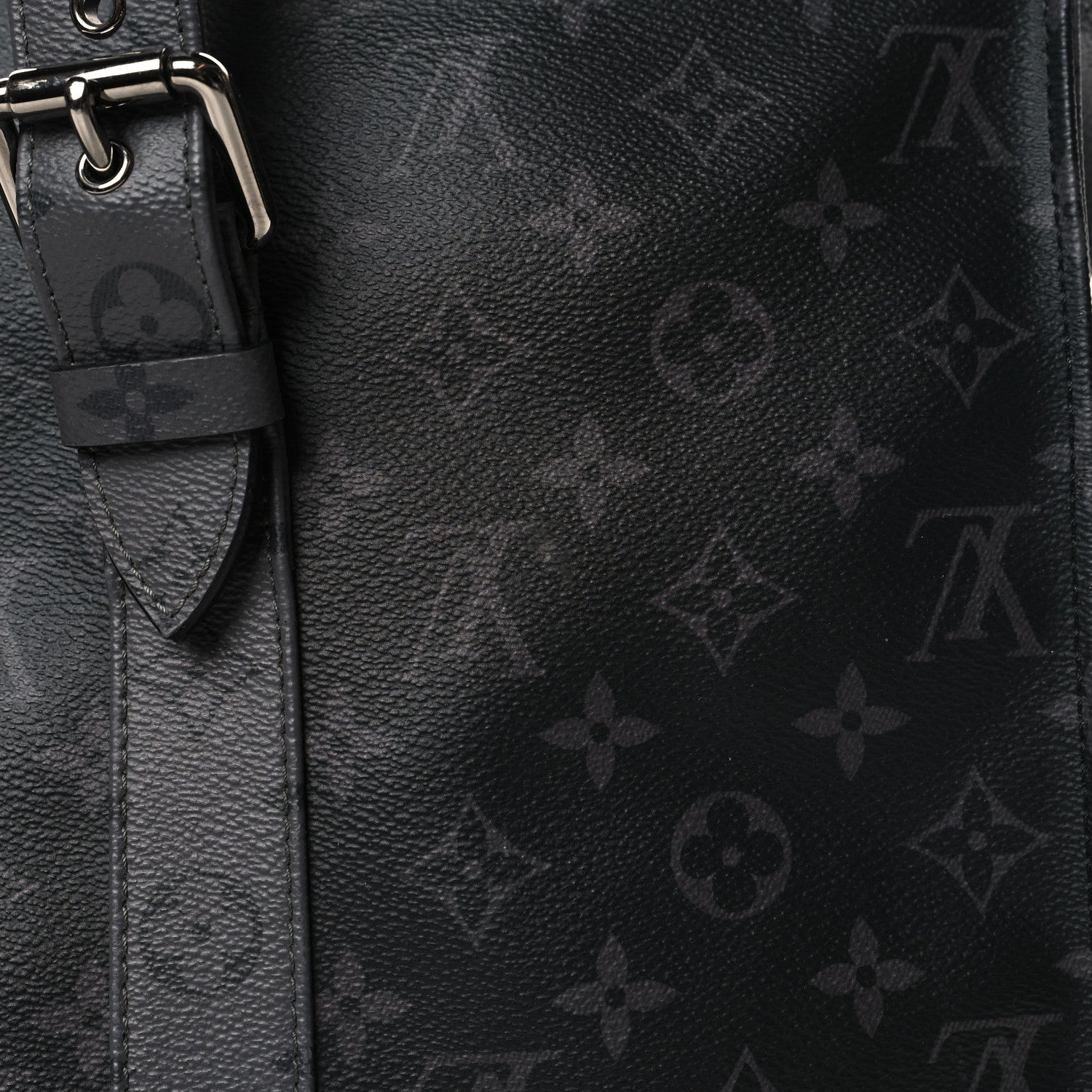 Louis Vuitton Monogram Eclipse Cabas Zippe GM Black 13 of 14