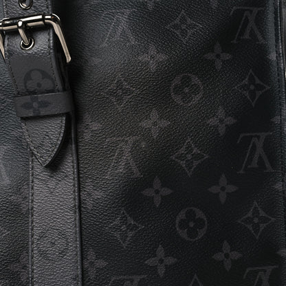 Louis Vuitton Monogram Eclipse Cabas Zippe GM Black 13 of 14