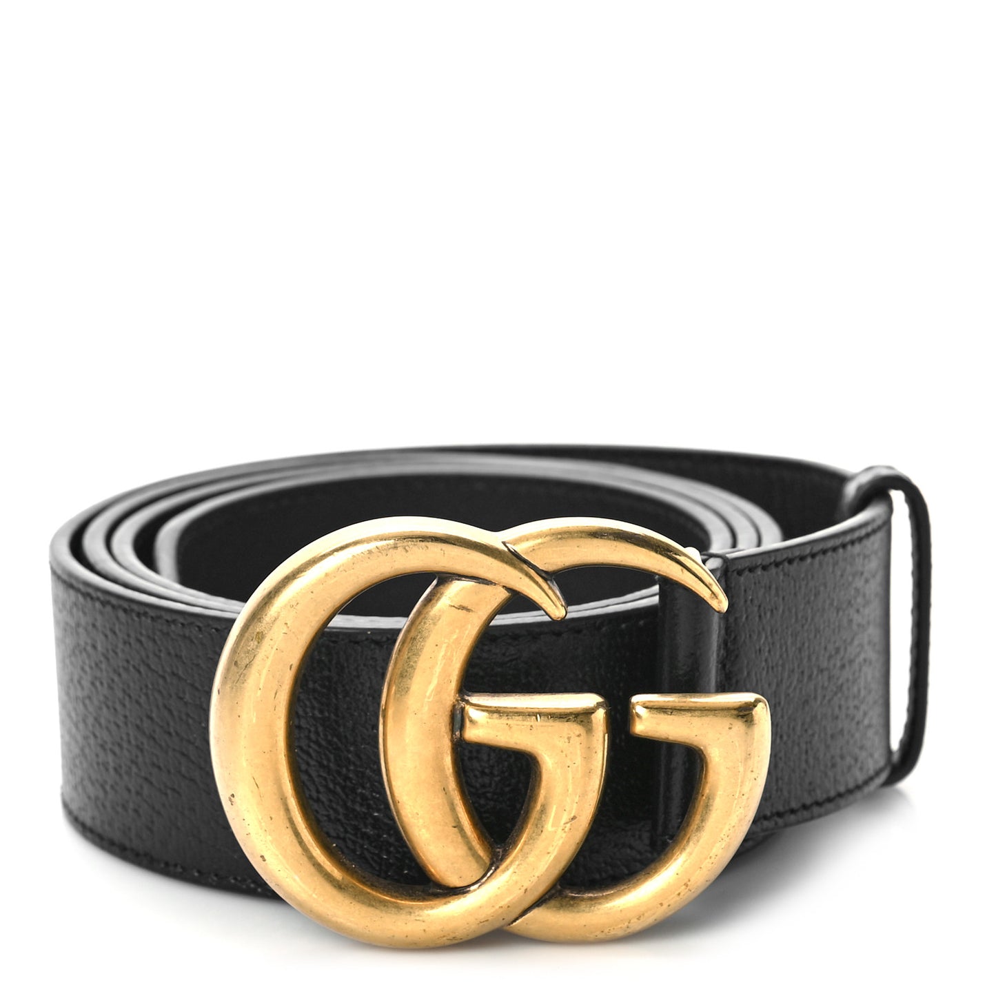 Textured Calfskin Double G 40mm Belt 105 42 Black