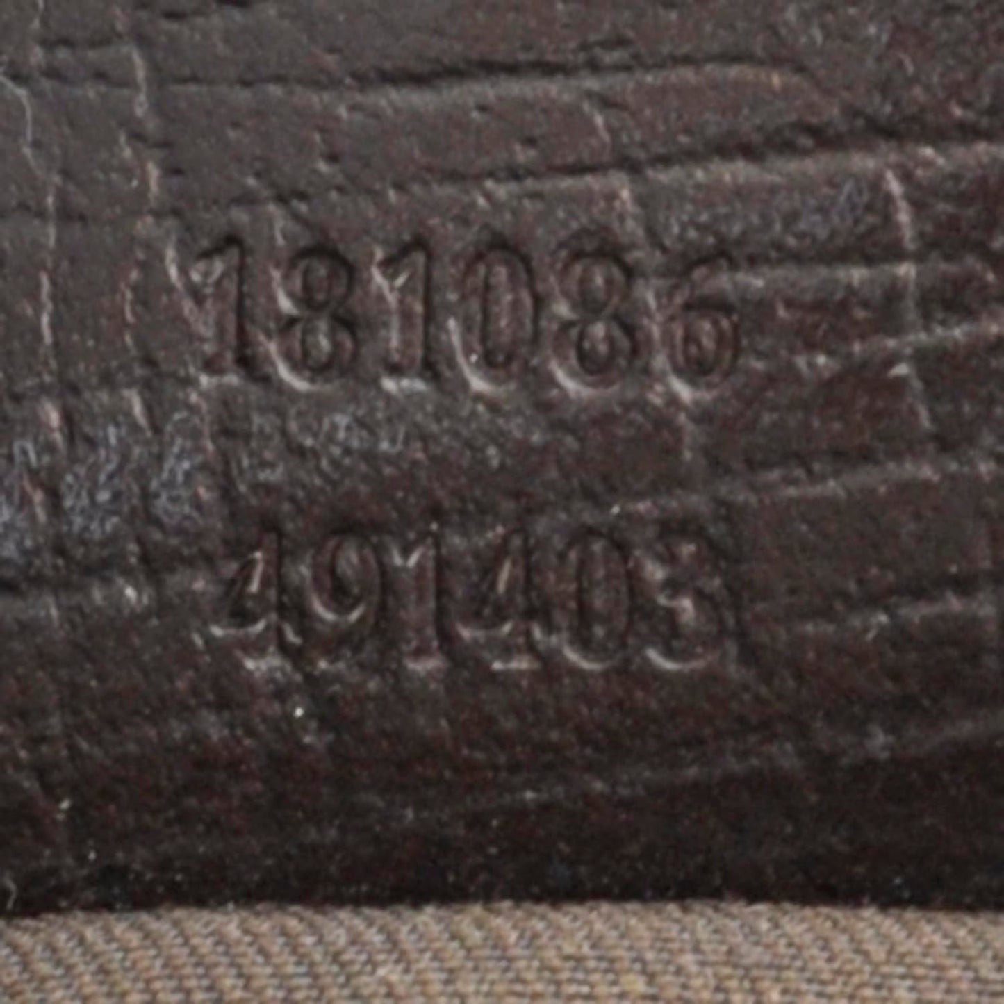 GG Supreme Monogram Small Zippered Shopping Tote Dark Brown