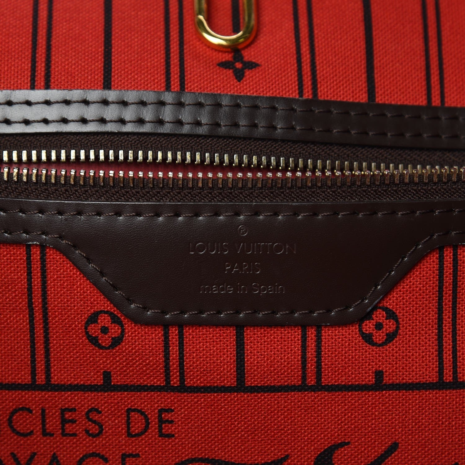 Louis Vuitton Damier Ebene Neverfull MM 5 of 14