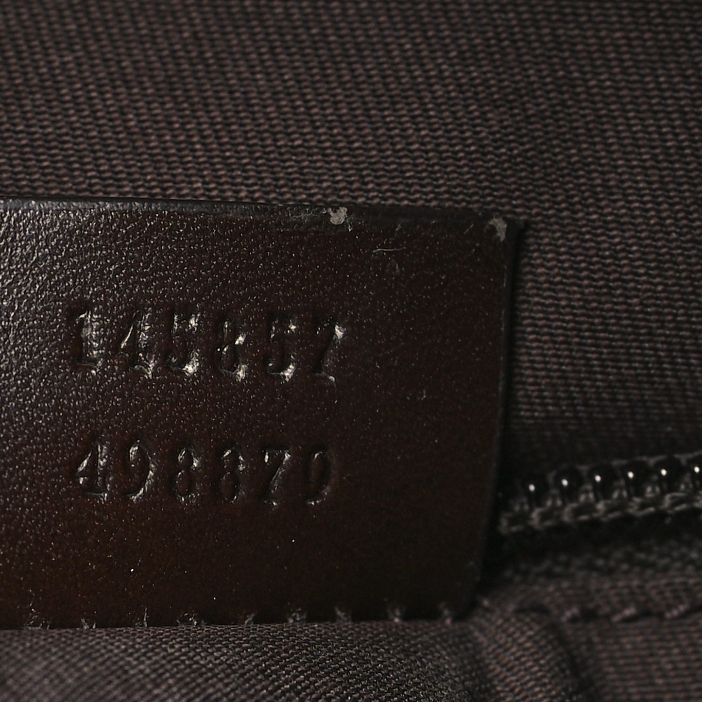 Monogram Calfskin Perforated Medium Flat Messenger Bag Dark Brown