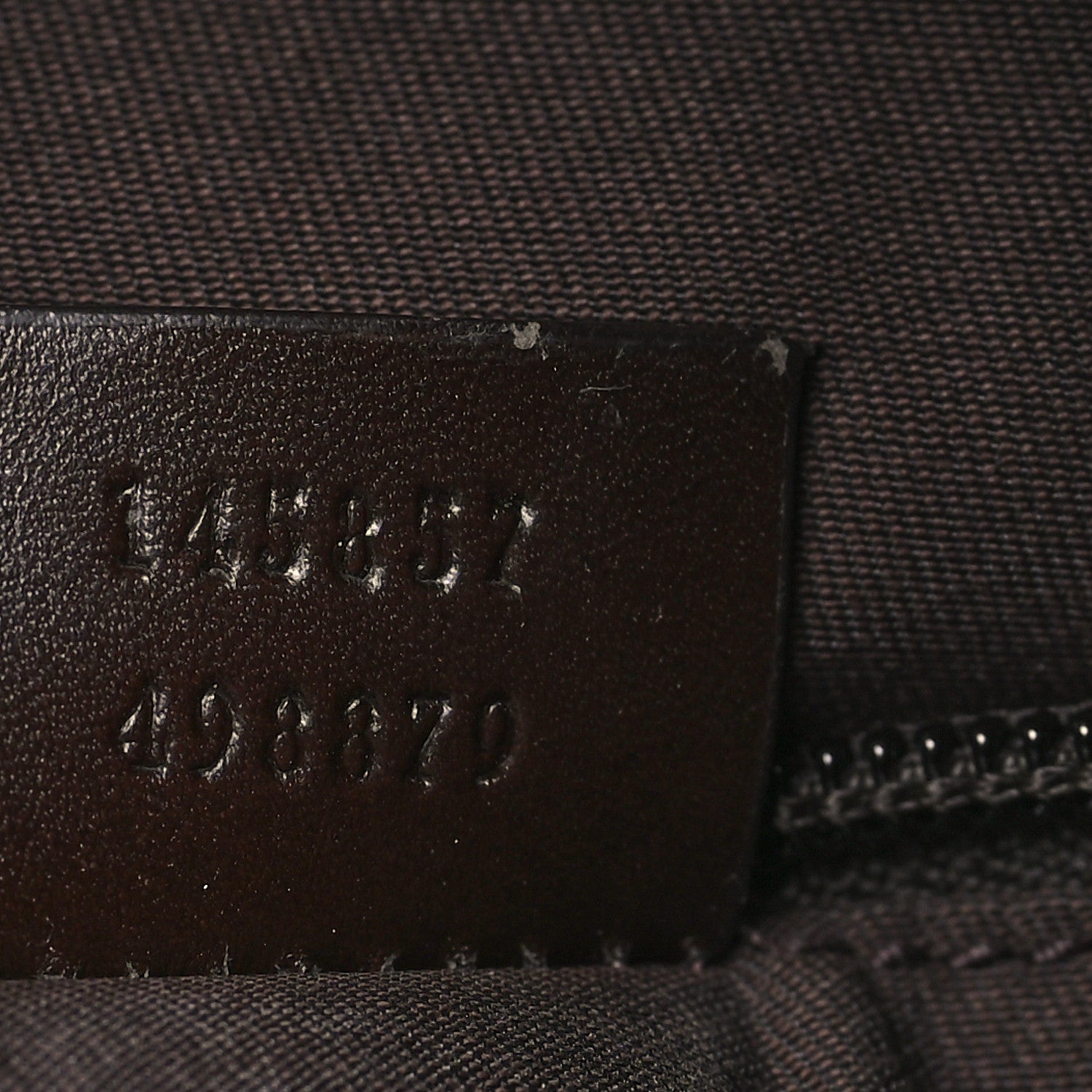 Gucci Monogram Calfskin Perforated Medium Flat Messenger Bag Dark Brown 7 of 10