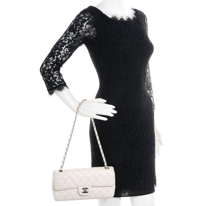 Chanel Caviar East West Flap White 2 of 8