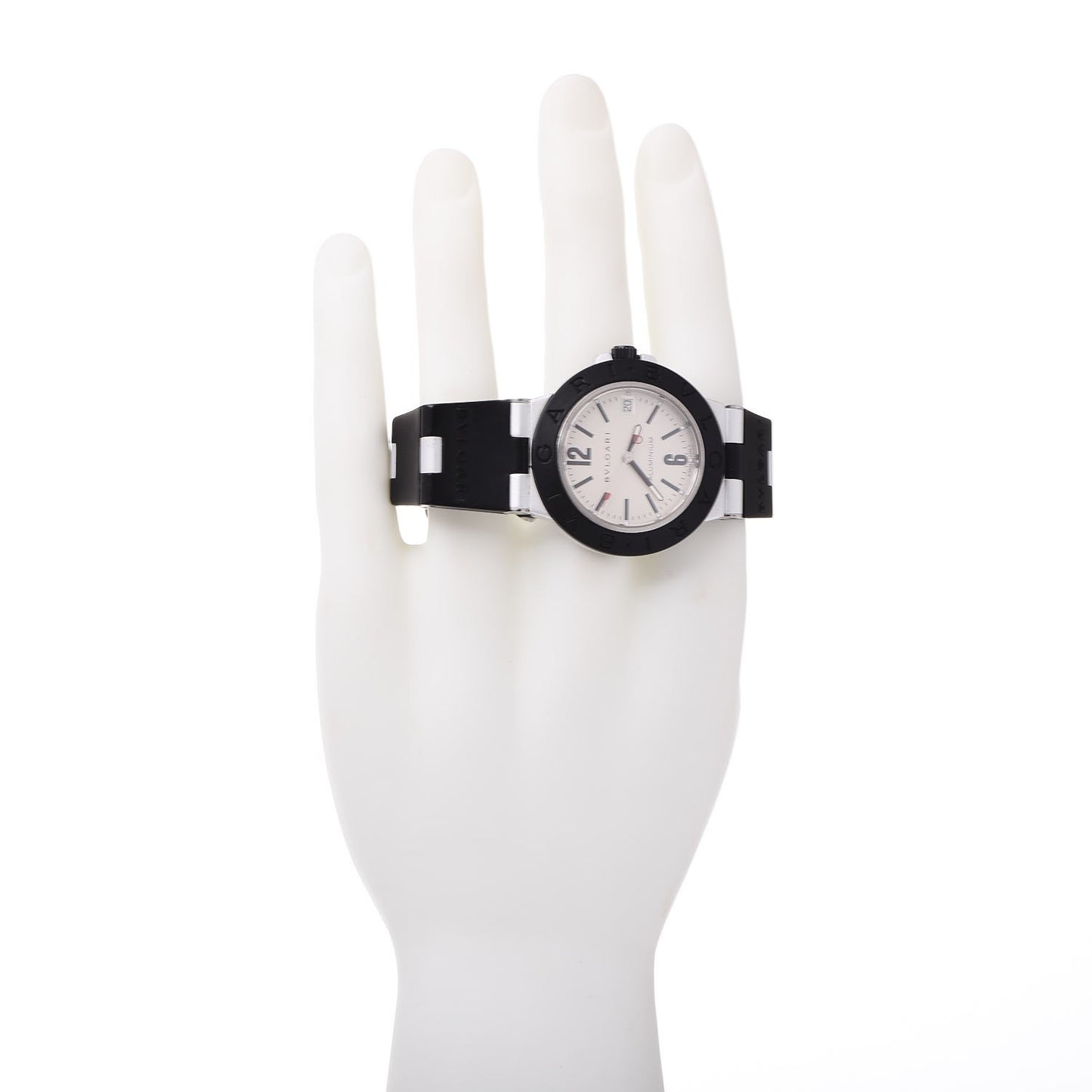 Aluminum Rubber 38mm Diagono Quartz Watch