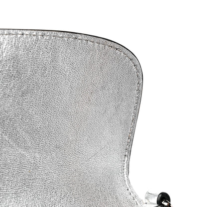 Prada Spazzolato Cleo Flap Shoulder Bag Argento 11 of 16