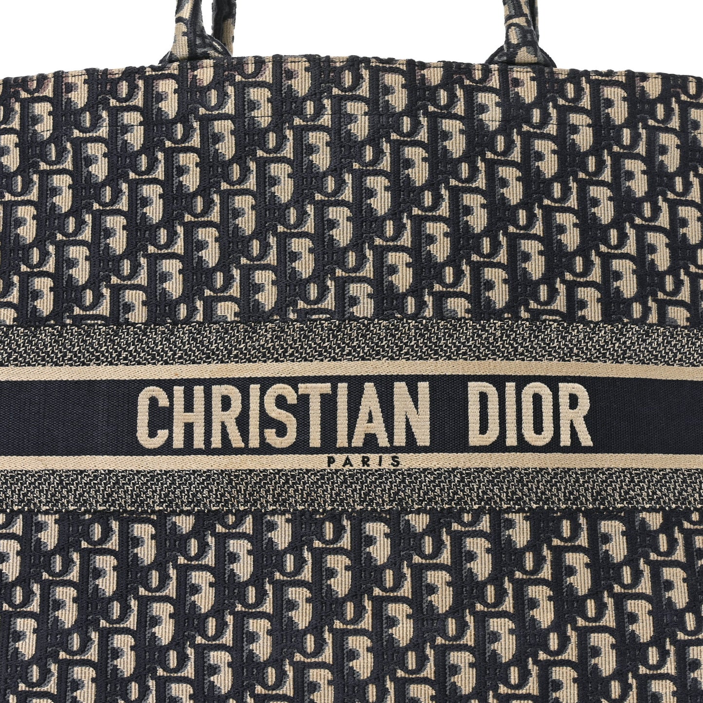 Oblique Large Book Tote Blue Multicolor