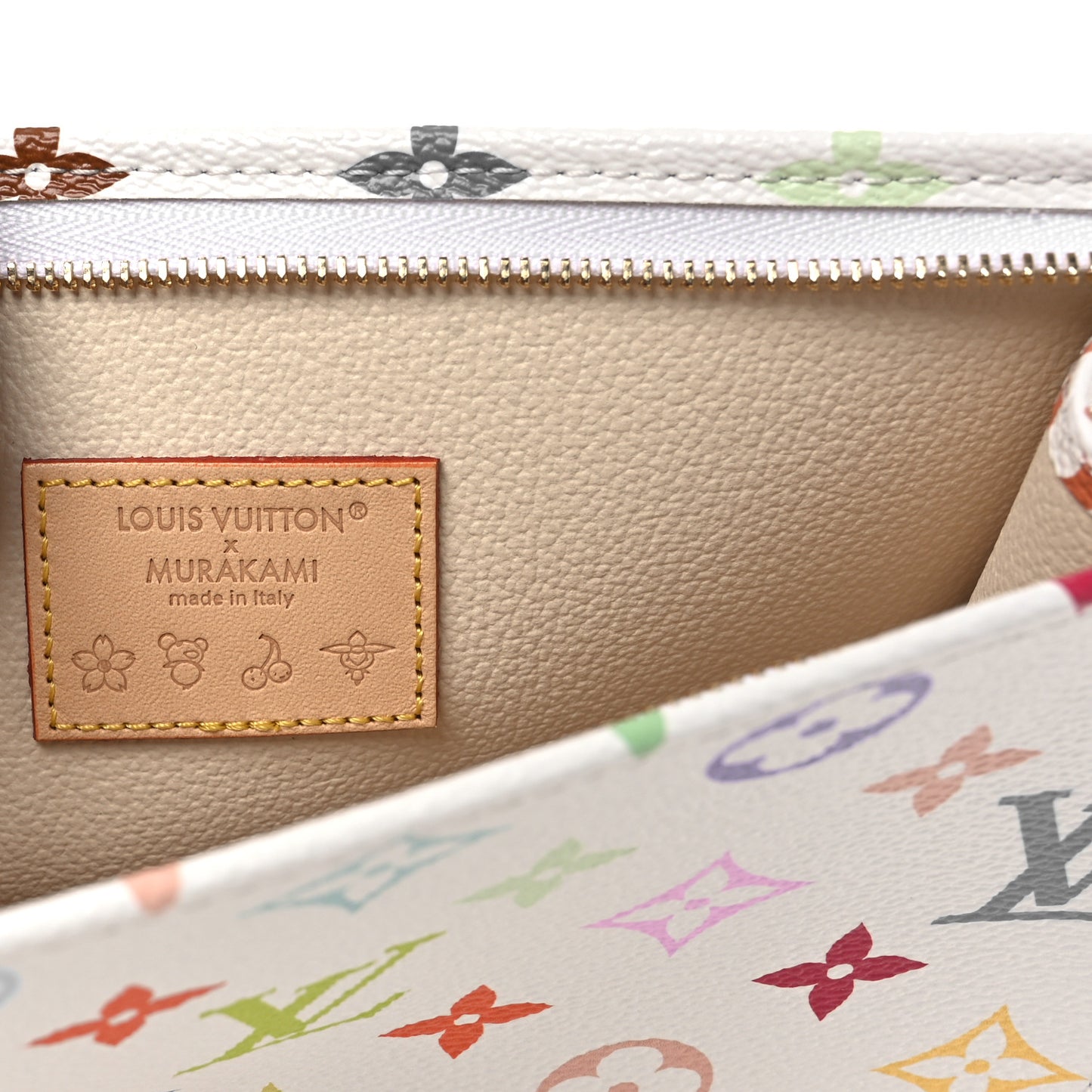 LV X TM Monogram Multicolor Toiletry Pouch 19 White