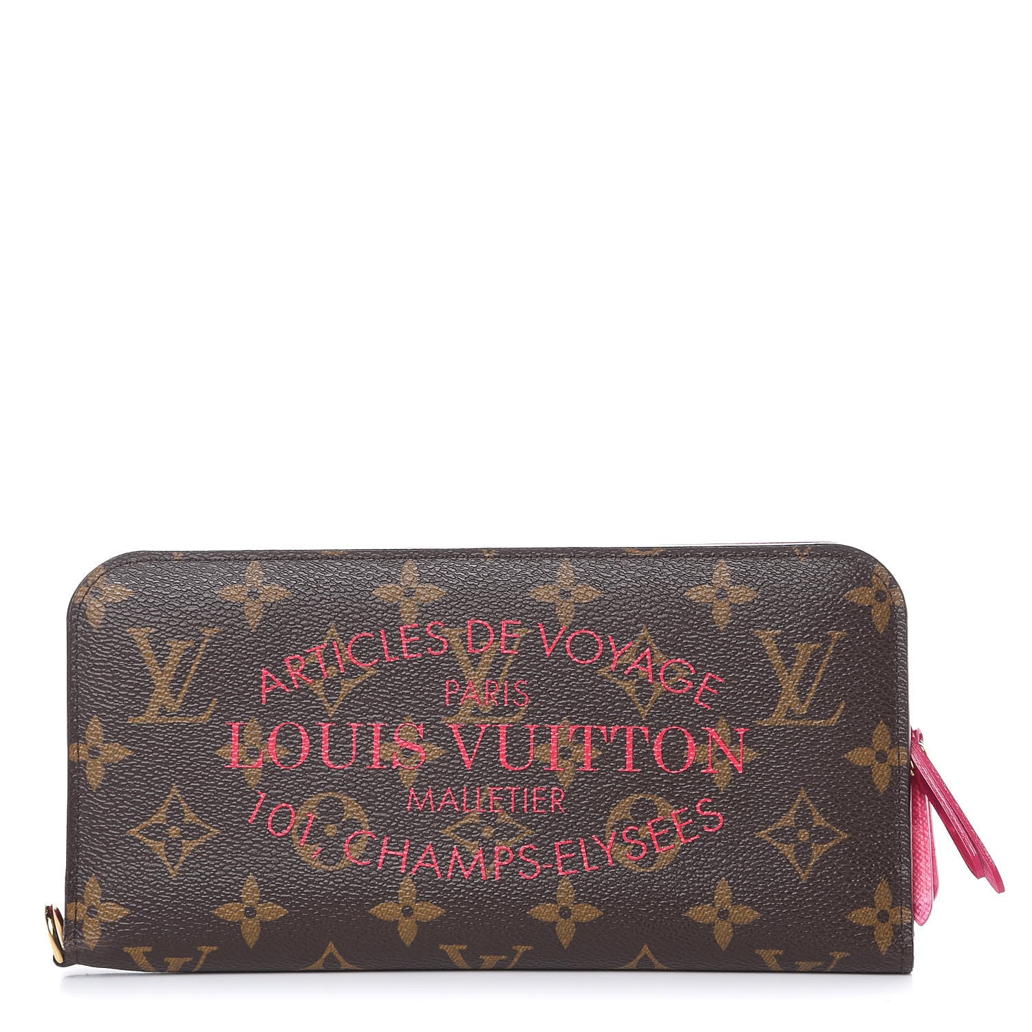 Louis Vuitton Monogram Articles de Voyage Ikat Insolite Wallet Rose Indien 1 of 9