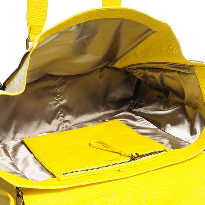 3.1 Phillip Lim 3.1 Leather Large Pashli Satchel Electric Yellow 5 of 12