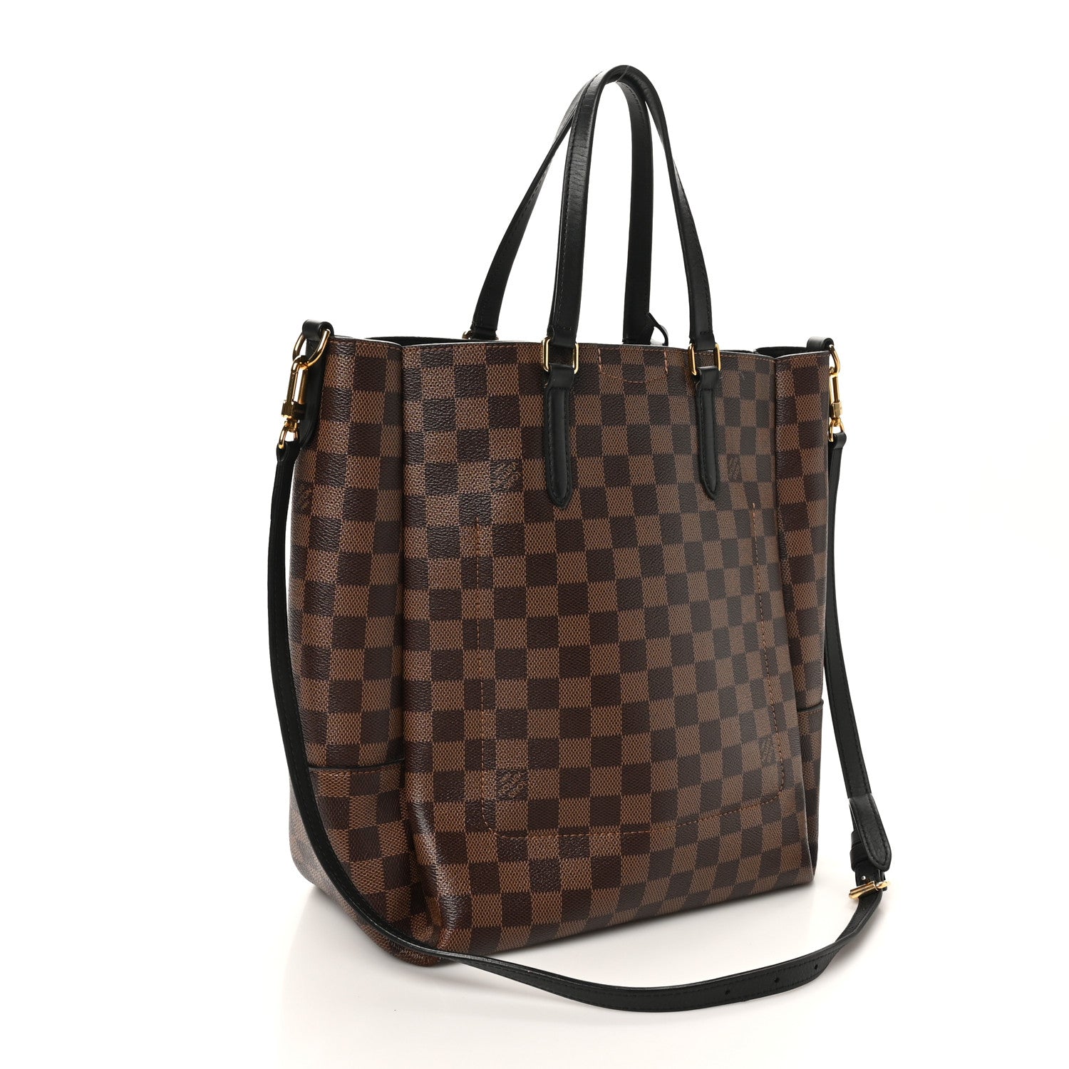 Louis Vuitton Damier Ebene Belmont MM Black 4 of 10